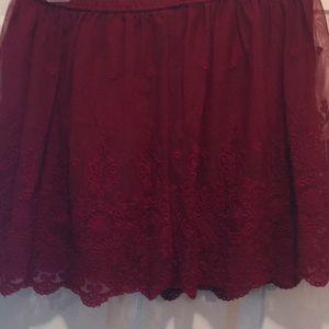 Hollister fancy mini skirt